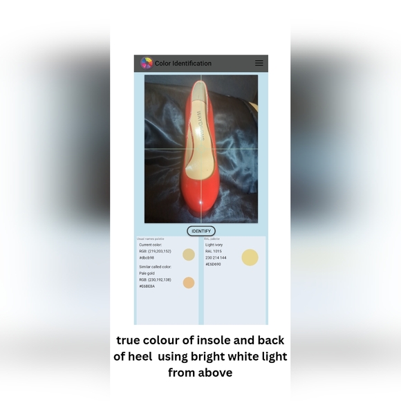 Women's Red Platform Heels - Picture 7 of 8